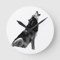 Loup de Howling blanc noir
