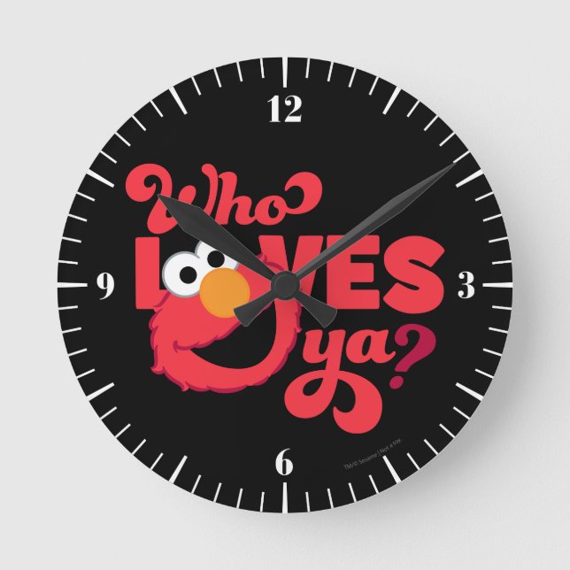 Horloge Ronde Love Elmo (Recto)