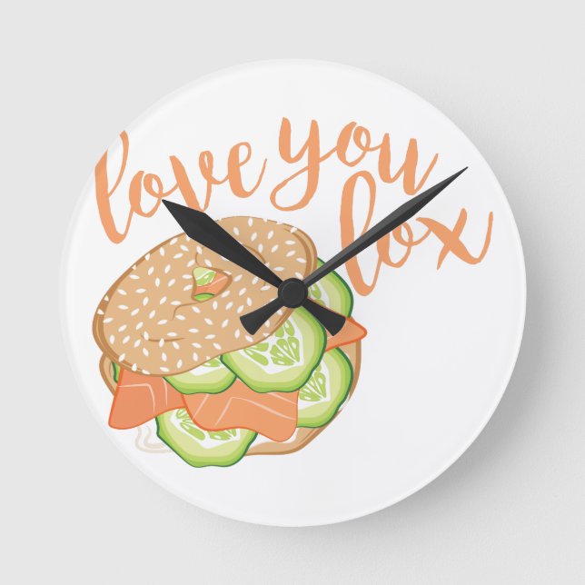 Horloge Ronde Love You Lox (Recto)