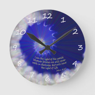 Horloge Ronde Lumière du monde