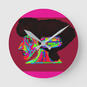 Horloge Ronde Luna Louve-Femme