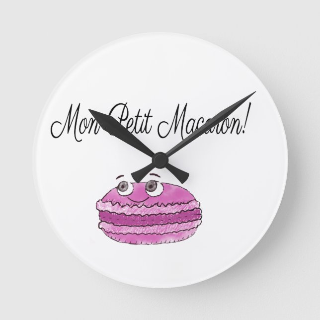 Horloge Ronde Lundi petit Macaron (Recto)