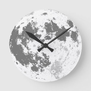 Horloge Ronde Lune Pleine lune brillante Superlune