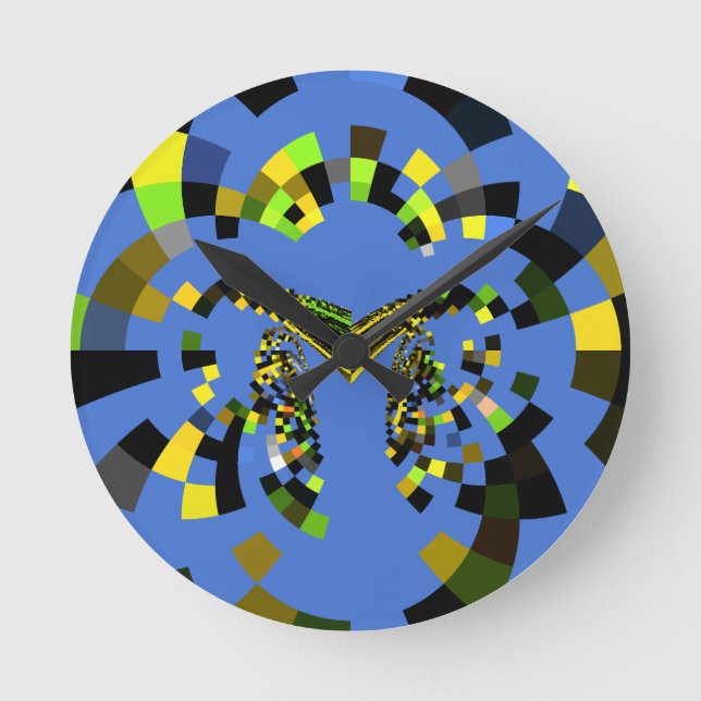 Horloge Ronde M Bleu (Recto)