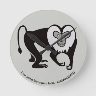 Horloge Ronde Macaque -
