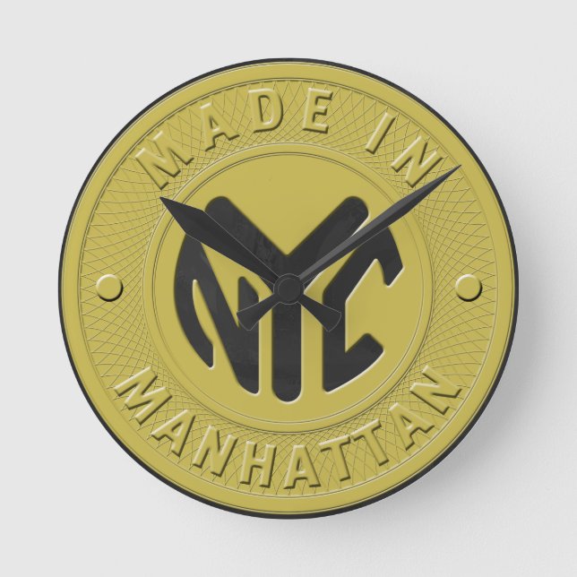 Horloge Ronde Made Manhattan (Recto)