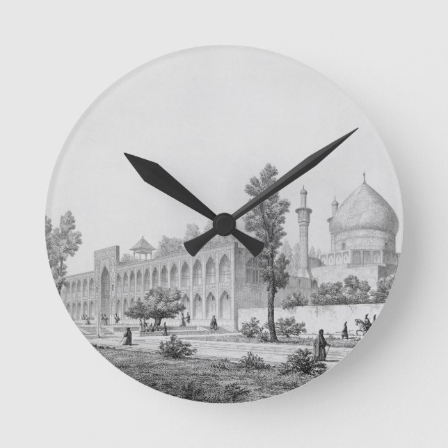 Horloge Ronde Madrasa-yi Masjid-i Shah Sultan Hussein, à Isfaha (Recto)