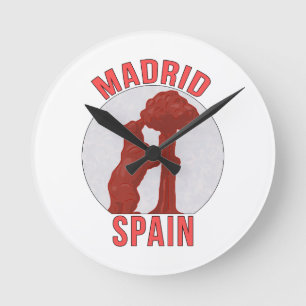 Horloge Ronde Madrid Espagne