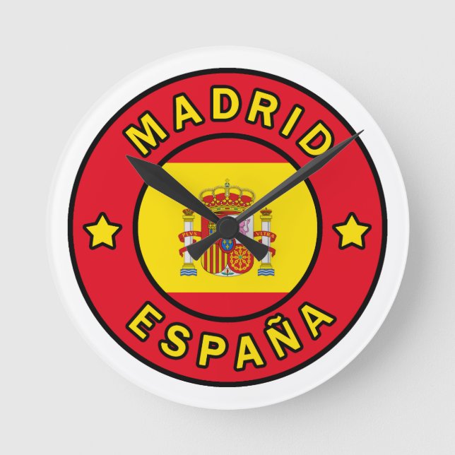 Horloge Ronde Madrid España (Recto)
