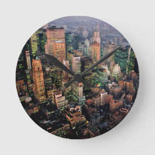 Horloge Ronde Magnifique ! New York City USA