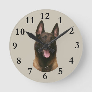 Horloge Ronde malinois belge