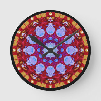 Horloge Ronde Mandala Wall Clock