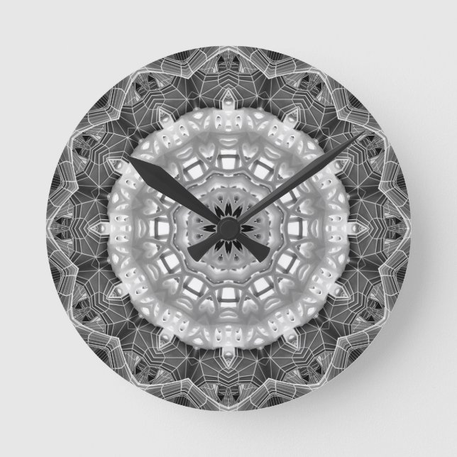 Horloge Ronde Mandala Wall Clock (Recto)