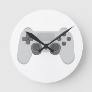 Horloge Ronde Manette de jeu