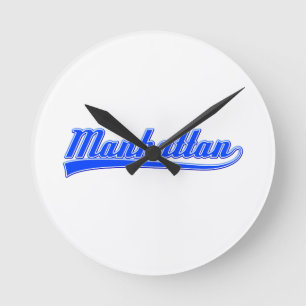 Horloge Ronde Manhattan avec lave