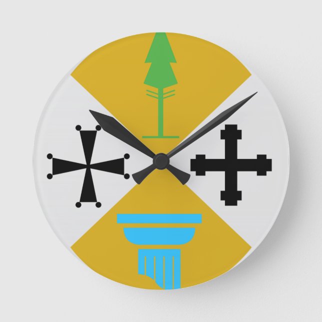 Horloge Ronde Manteau de la Calabre (Italie) des bras (Recto)