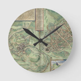 Horloge Ronde Map of Jerusalem, from 'Civitates Orbis Terrarum'