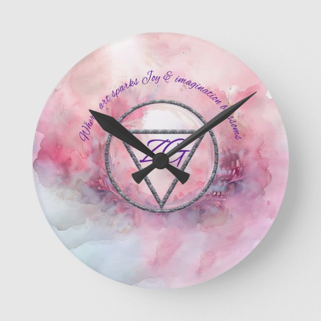 Horloge Ronde Marque ZahariaGrace (Recto)