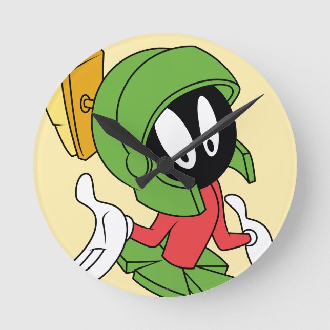 Horloge Ronde MARVIN THE MARTIAN™ Shrug (Recto)