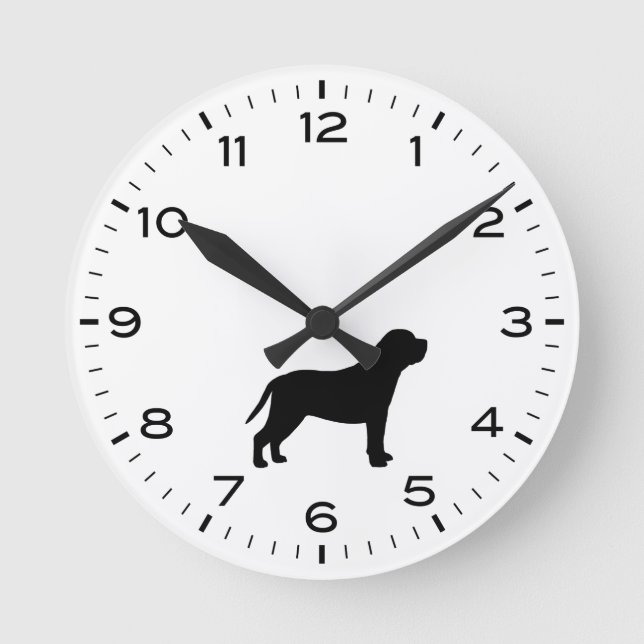 Horloge Ronde Mastiff Dog (Recto)