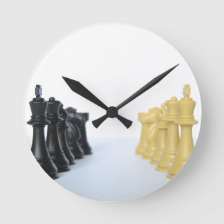 Horloge Ronde Match d'échecs