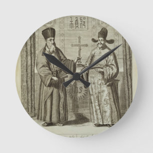 Horloge Ronde Matteo Ricci (1552-1610) et Paul Li, from 'Chin