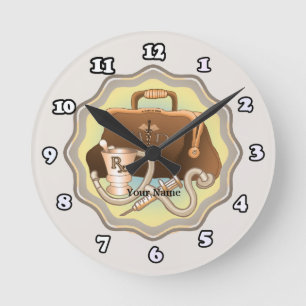 Horloge Ronde médecin MD