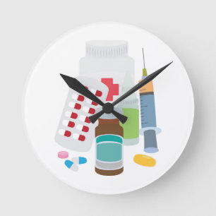 Horloge Ronde Médicaments
