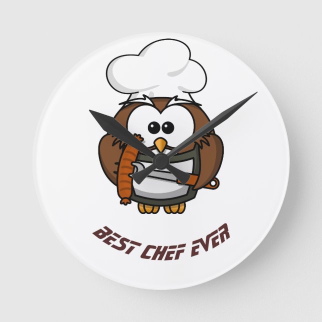 Horloge Ronde Meilleur chef (Recto)