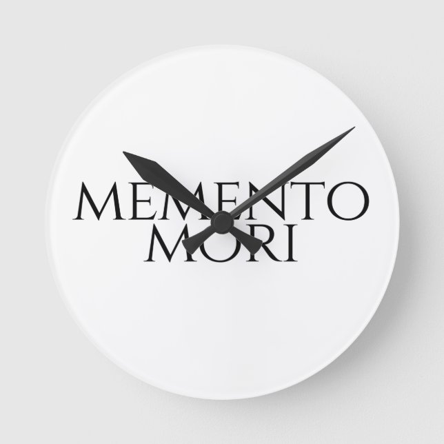 Horloge Ronde Memento Mori (Recto)