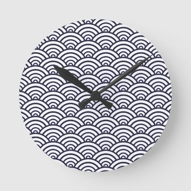 Horloge Ronde Mer de Seigaiha (Recto)