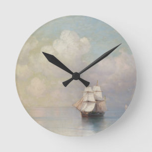 Horloge Ronde Mer de waterscape de paysage marin d'Ivan