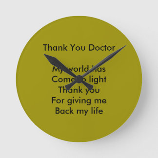 Horloge Ronde Merci