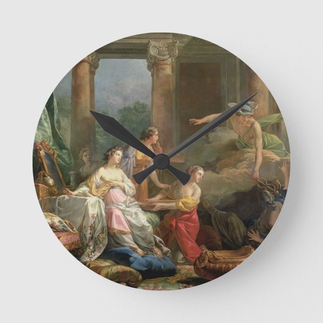 Horloge Ronde Mercury, Herse et Aglauros, 1763 (oil on canvas) (Recto)