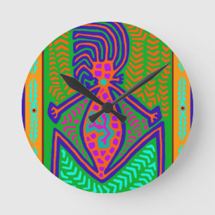 Horloge Ronde Mère de naissance tribale Maori du monde