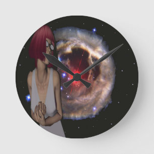 Horloge Ronde Merveille cosmique