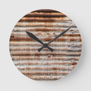 Horloge Ronde Metal Vintage