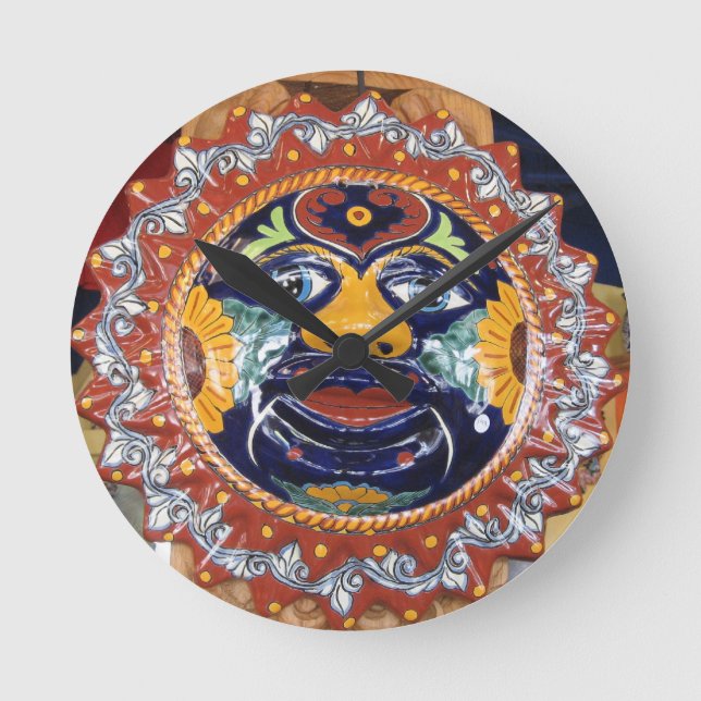 Horloge Ronde Mexican Talavera (Recto)