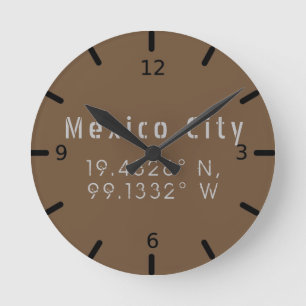 Horloge Ronde Mexico City latitude and longitude