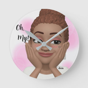 Horloge Ronde Mia fille