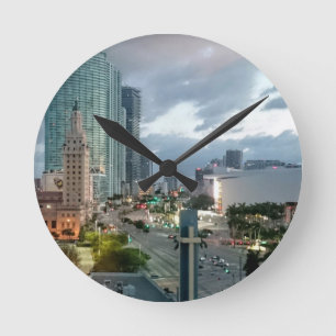 Horloge Ronde Miami du centre