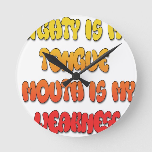 Horloge Ronde Mighty Tongue (Recto)