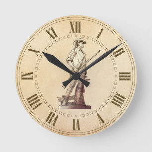 Horloge Ronde Minuteman d'accord