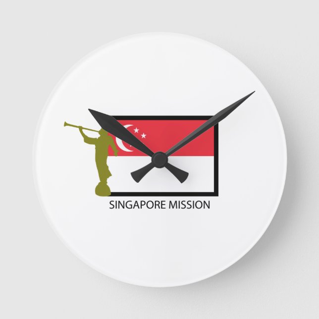 HORLOGE RONDE MISSION DE SINGAPOUR (Recto)