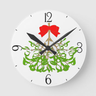 Horloge Ronde Mistletoe
