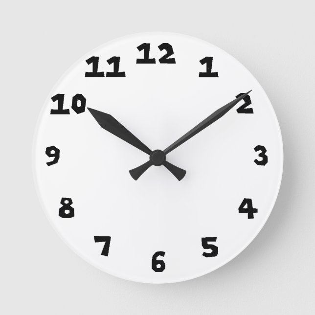 Horloge Ronde Modèle d'horloge 0108 (Recto)