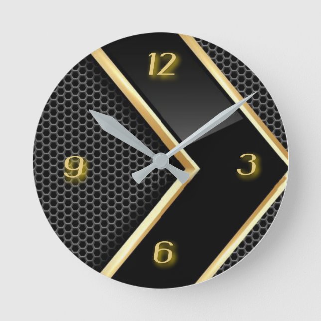 Horloge Ronde Modern art deco (Recto)