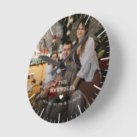 Moderne Cœur de Photo de Famille Personnalisée pou