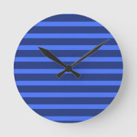 Moderne simple bande à deux tons géométrique bleu 