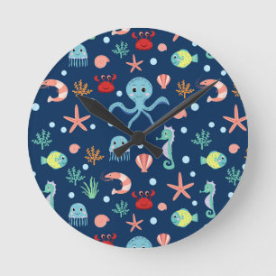Horloge Ronde Monde marin